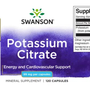 Swanson Kálium - Potassium kapszula - 120db 3 Swanson Kálium - Potassium kapszula - 120db - Image 2
