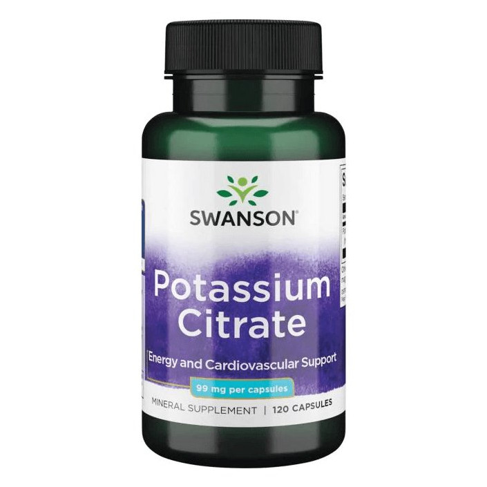 Swanson Kálium - Potassium kapszula - 120db 1 Swanson Kálium - Potassium kapszula - 120db