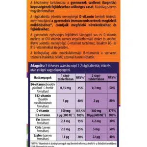 BioCo OVI-Vitamin rágótabletta - 90db 3 BioCo OVI-Vitamin rágótabletta - 90db - Image 2