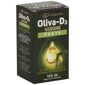 InnoPharm Oliva-D3-vitamin 4000NE Forte lágyzselatin kapszula - 100db