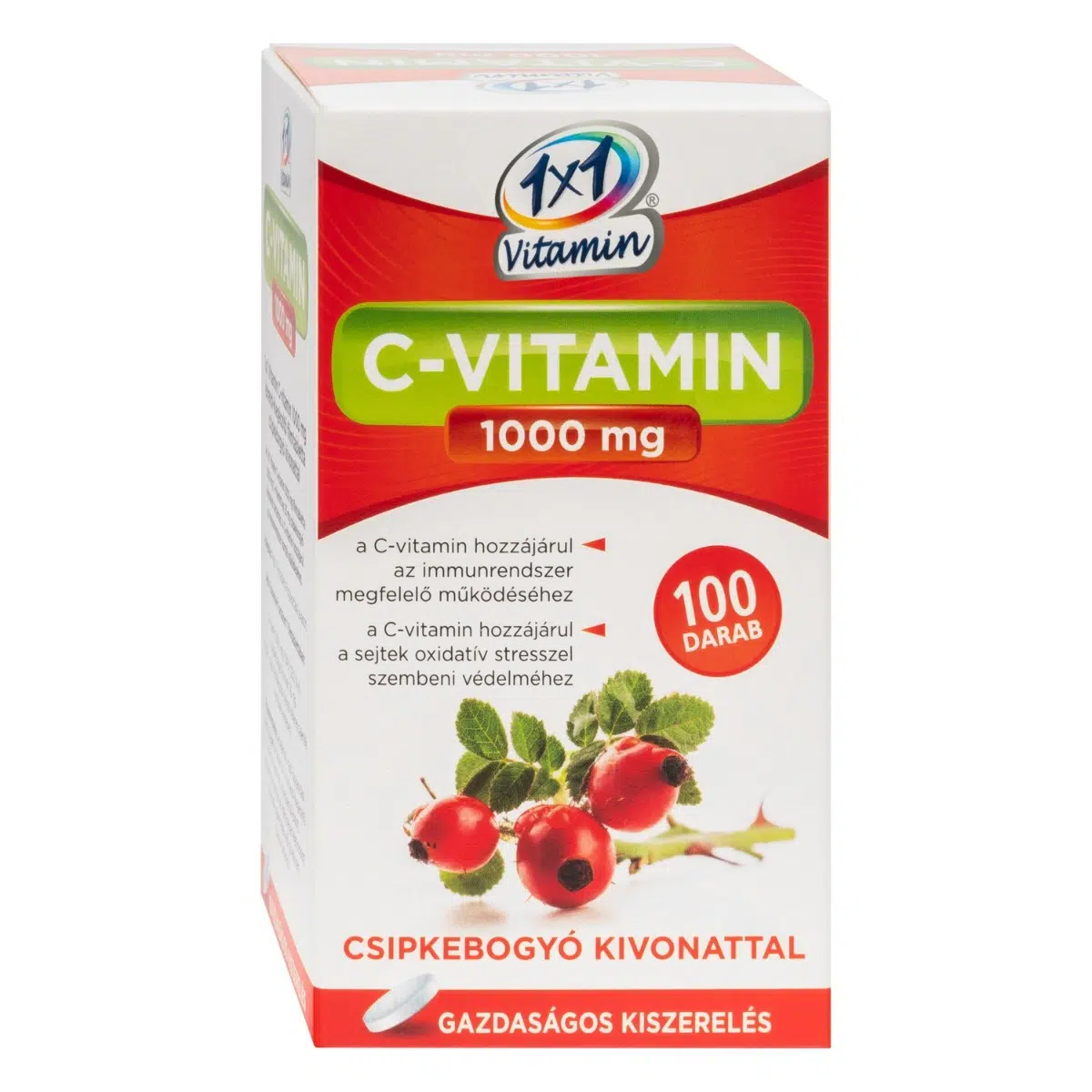 1x1 Vitamin C-vitamin 1000mg csipkebogyós tabletta - 100db 1 1x1 Vitamin C-vitamin 1000mg csipkebogyós tabletta - 100db