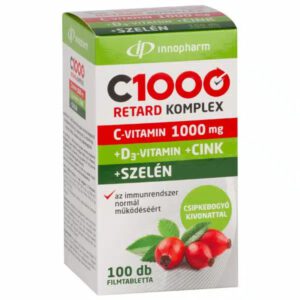 InnoPharm C-vitamin 1000mg Retard komplex filmtabletta - 100db