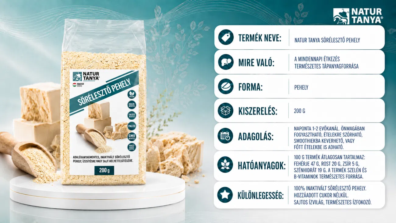 Natur Tanya Sörélesztő pehely - 200g