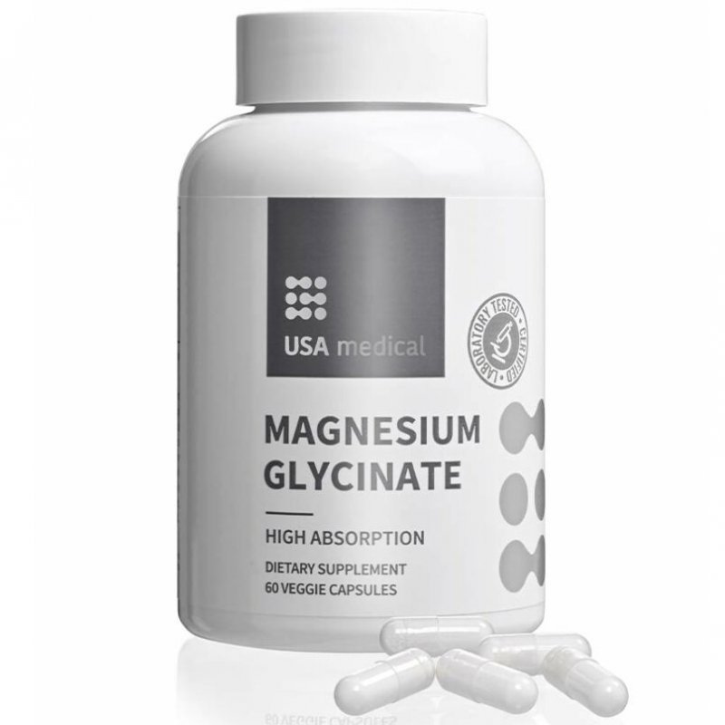 USA Medical Magnesium Bisglycinate kapszula - 60db 1 USA Medical Magnesium Bisglycinate kapszula - 60db