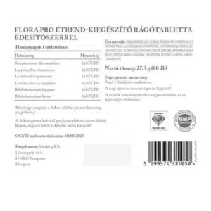 Vitaking Flora Pro élőflórát tartalmazó rágótabletta - 60db - Image 3