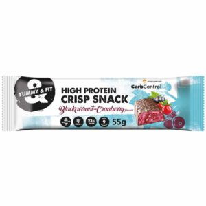 Forpro High Protein Crisp Snack fehérje szelet - Blackcurrant-Cranberry - 55g