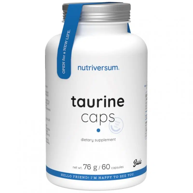 Nutriversum BASIC Taurine kapszula - 60db 1 Nutriversum BASIC Taurine kapszula - 60db