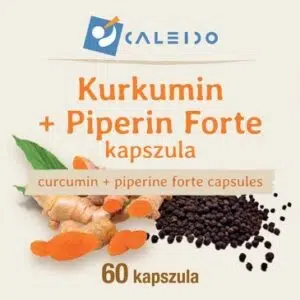 Caleido Kurkumin + Piperin Forte kapszula - 60db - Image 2