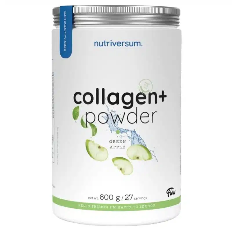Nutriversum FLOW Collagen+Powder zöldalma kollagén italpor - 600g 1 Nutriversum FLOW Collagen+Powder zöldalma kollagén italpor - 600g