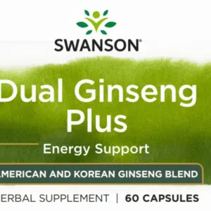 Swanson Dual Ginseng (Ginzeng) Plus kapszula - 60db 3 Swanson Dual Ginseng (Ginzeng) Plus kapszula - 60db - Image 2