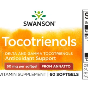 Swanson Tocotrienols - antioxidáns lágyzselatin kapszula - 60db 3 Swanson Tocotrienols - antioxidáns lágyzselatin kapszula - 60db - Image 2