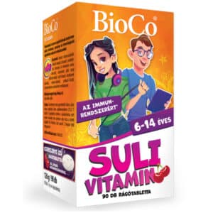 BioCo Suli-Vitamin cseresznye ízű rágótabletta - 90db