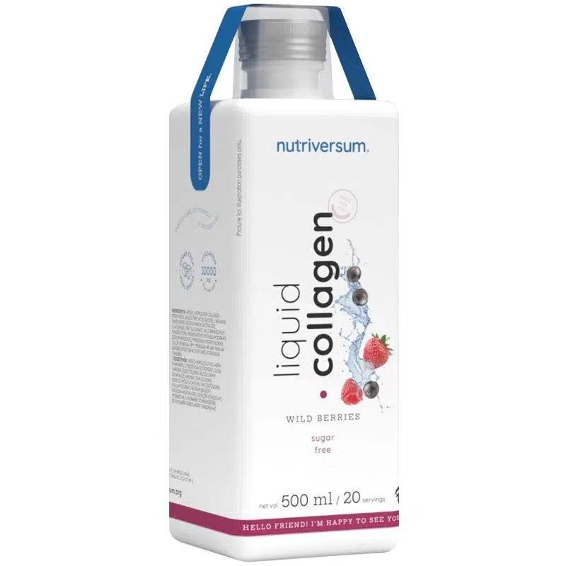 Nutriversum FLOW Collagen Liquid 10.000mg Sugar Free erdei gyümölcs - 500ml 1 Nutriversum FLOW Collagen Liquid 10.000mg Sugar Free erdei gyümölcs - 500ml