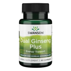 Swanson Dual Ginseng (Ginzeng) Plus kapszula - 60db