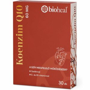 Bioheal Koenzim Q10 szelénnel + E- és B1-vitaminnal lágyzselatin kapszula - 30db