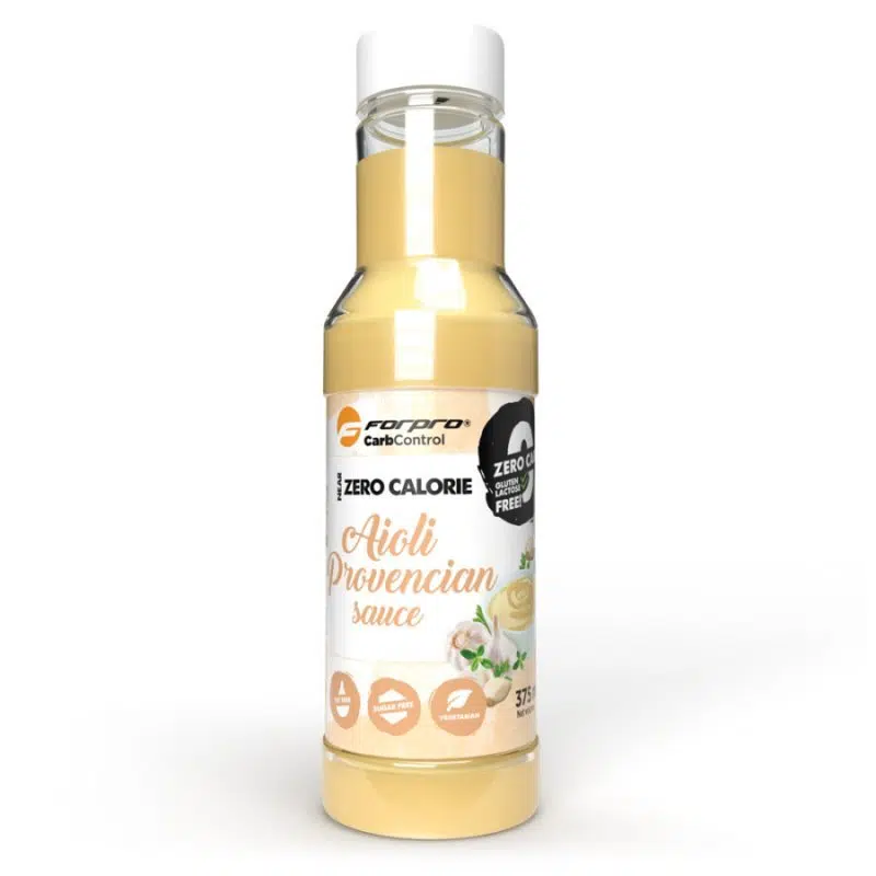 Forpro NEAR ZERO Calorie Sauce - Aioli Provencian szósz - 375ml 1 Forpro NEAR ZERO Calorie Sauce - Aioli Provencian szósz - 375ml