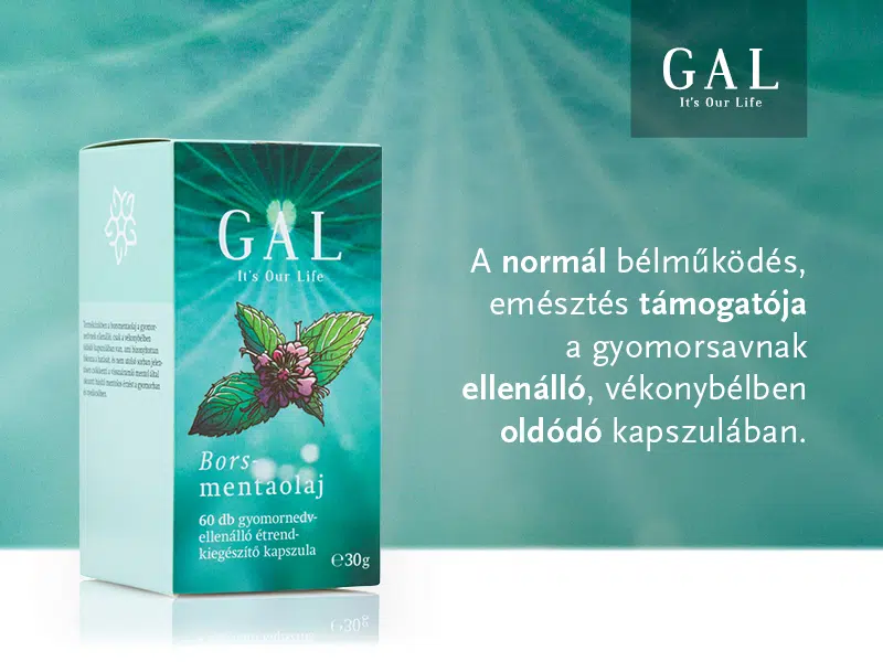 Emésztési panaszok ellen, a bélflóra regenerálásában segíthet a GAL borsmentaolaj kapszula! 3 Emésztési panaszok ellen, a bélflóra regenerálásában segíthet a GAL borsmentaolaj kapszula!