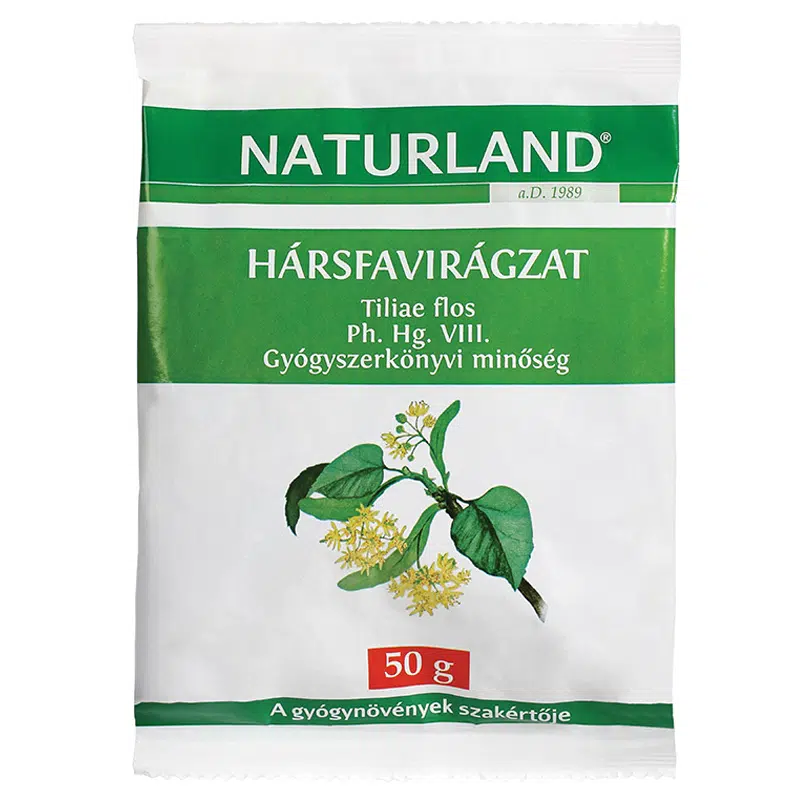 Naturland Hársfavirágzat tea tasakos - 50g 1 Naturland Hársfavirágzat tea tasakos - 50g