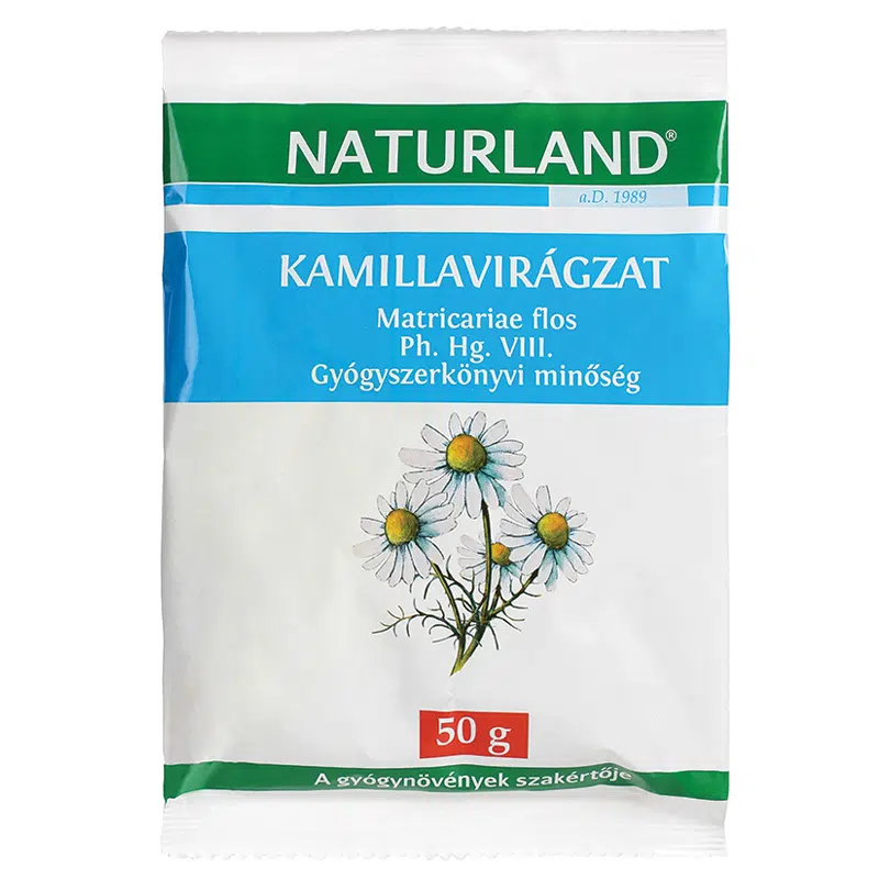 Naturland Kamillavirágzat tea tasakos - 50g 1 Naturland Kamillavirágzat tea tasakos - 50g