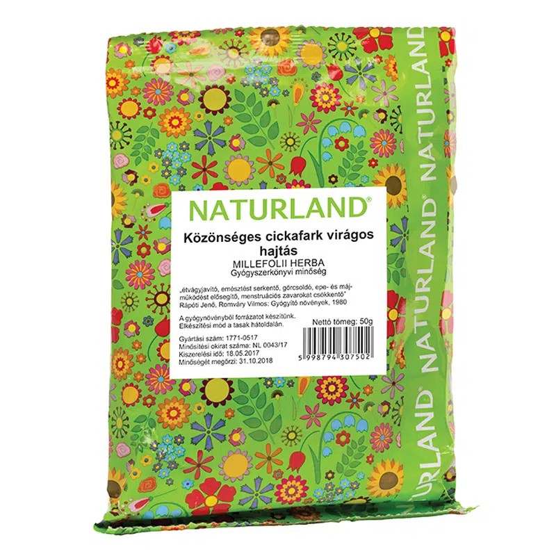Naturland Közönséges cickafark virágos hajtás tea - 50g 1 Naturland Közönséges cickafark virágos hajtás tea - 50g