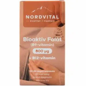 Nordvital Folát (B9-vitamin) kapszula - 60db