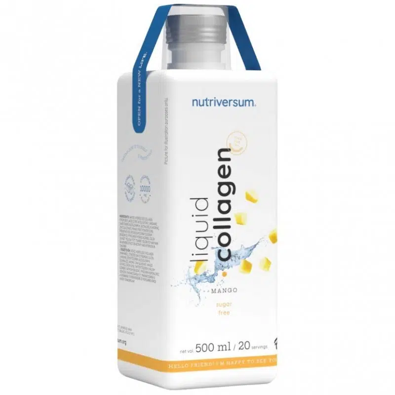 Nutriversum FLOW Collagen liquid 10.000 mg Sugar Free mangó ital - 500ml 1 Nutriversum FLOW Collagen liquid 10.000 mg Sugar Free mangó ital - 500ml