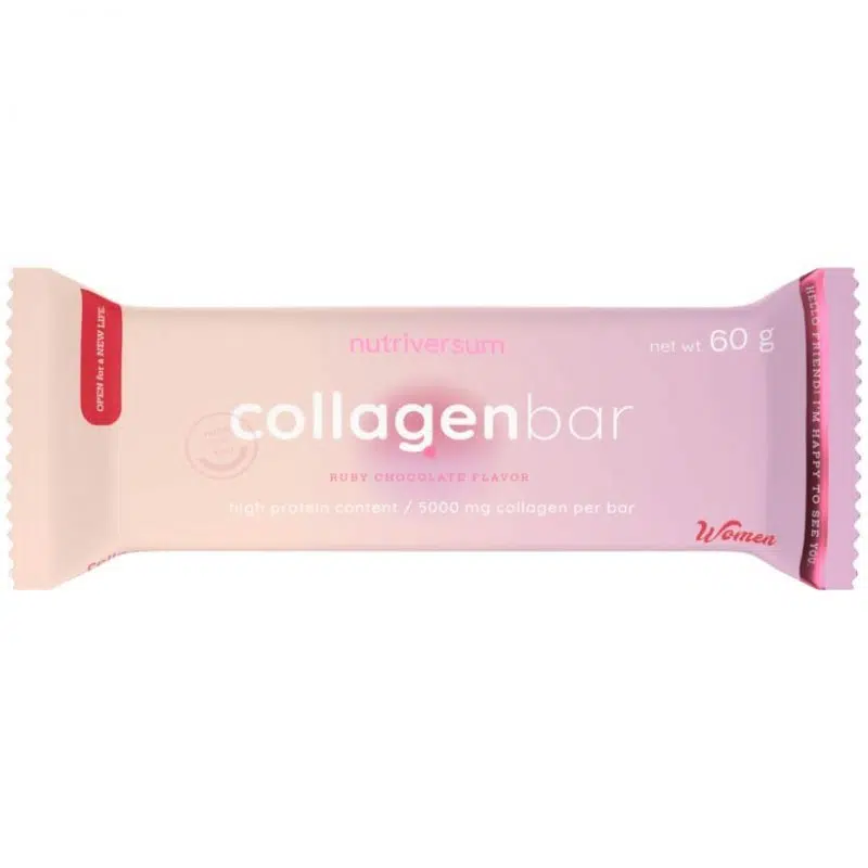Nutriversum WOMEN Collagen Bar Ruby csokoládé - 60g 1 Nutriversum WOMEN Collagen Bar Ruby csokoládé - 60g