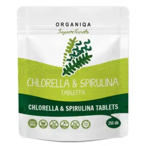 Organiqa Chlorella és Spirulina tabletta - 250db