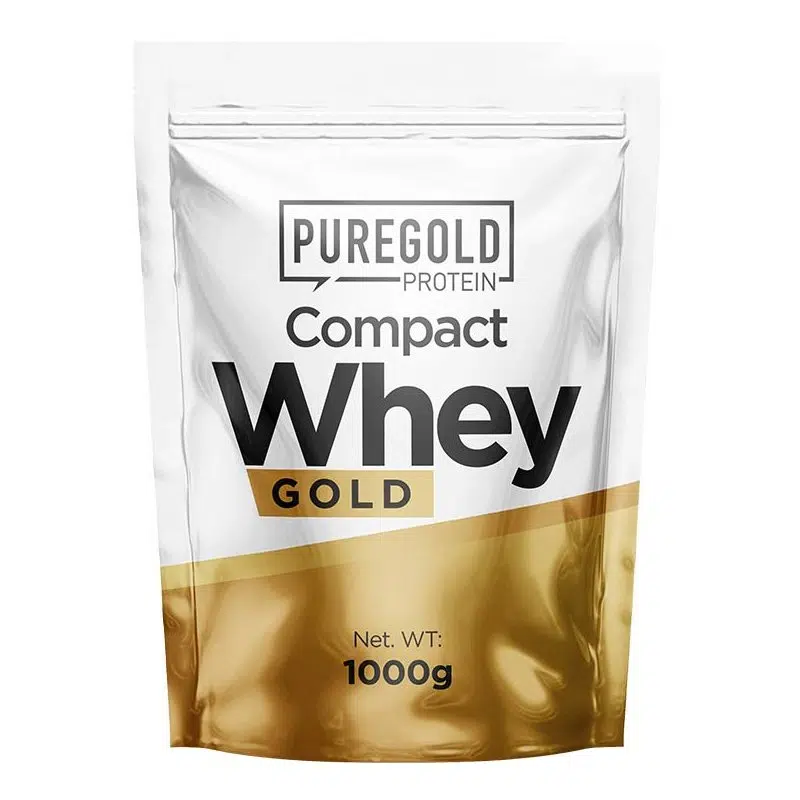 Pure Gold Compact Whey Gold fehércsoki-málna ízű fehérjepor - 1000g 1 Pure Gold Compact Whey Gold fehércsoki-málna ízű fehérjepor - 1000g