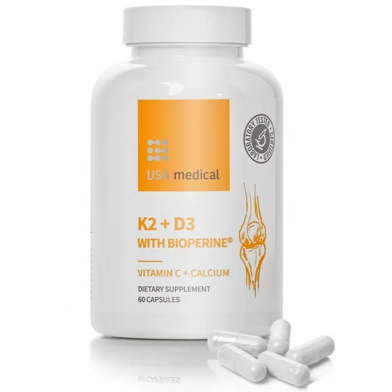 USA Medical K2+D3 C-vitaminnal kapszula - 60db 1 USA Medical K2+D3 C-vitaminnal kapszula - 60db