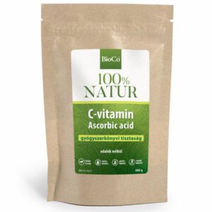 BioCo 100% NATUR C-vitamin Aszkorbin sav por - 400g