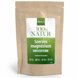 BioCo 100% NATUR Szerves Magnézium Citrát por - 200g