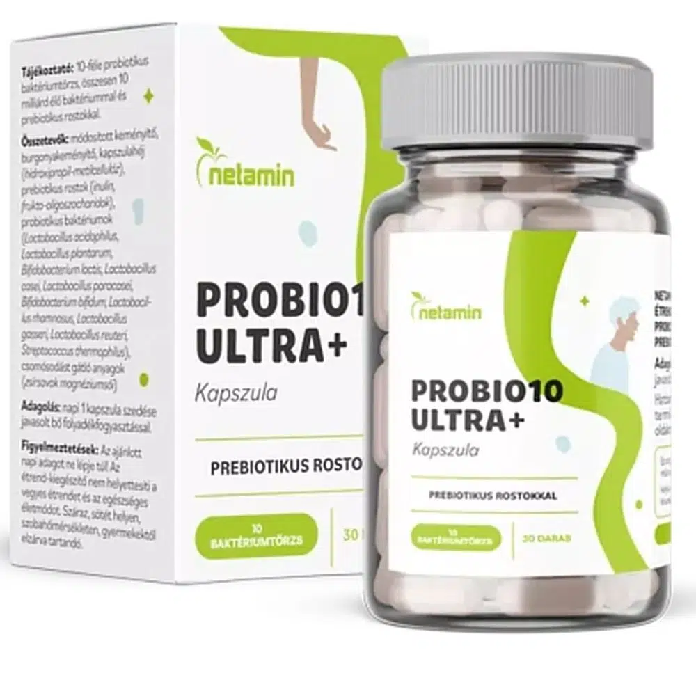 Netamin Probio10 Ultra+ kapszula - 30db 1 Netamin Probio10 Ultra+ kapszula - 30db