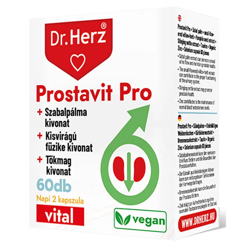 Dr. Herz Prostavit Pro kapszula - 60db 1 Dr. Herz Prostavit Pro kapszula - 60db