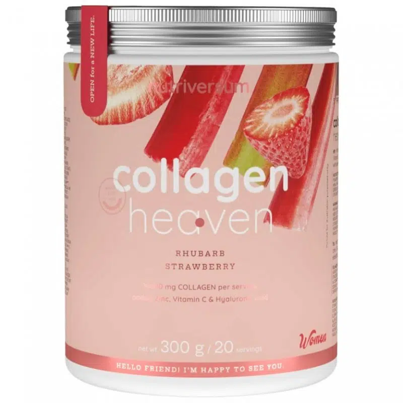 Nutriversum Women Collagen Heaven rebarbara-eper por - 300g 1 Nutriversum Women Collagen Heaven rebarbara-eper por - 300g