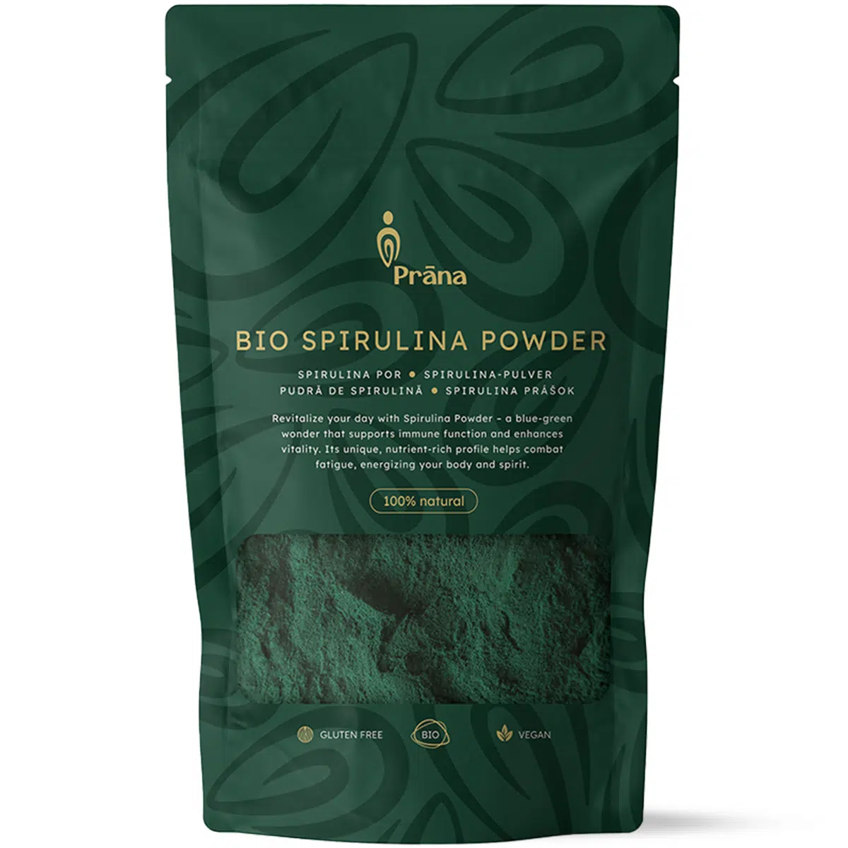 Prana Bio Spirulina alga por - 125g 1 Prana Bio Spirulina alga por - 125g