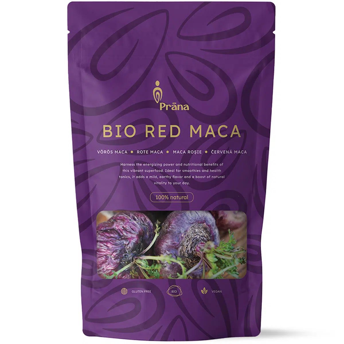 Prana Vörös Maca por - 250g 1 Prana Vörös Maca por - 250g