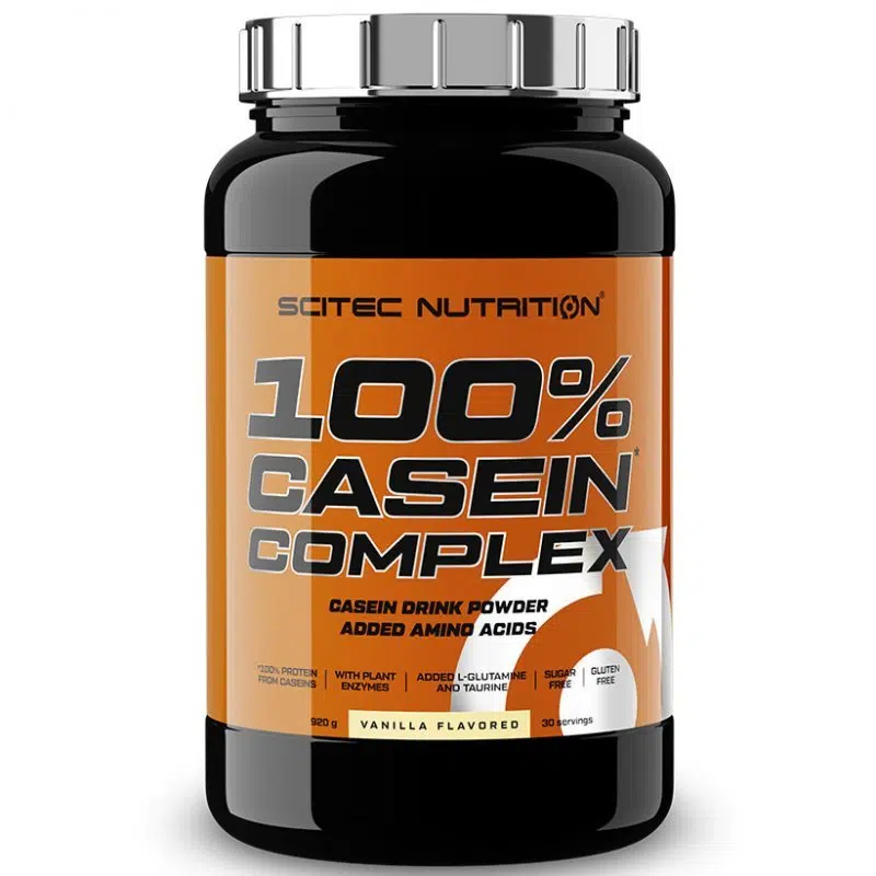 Scitec Nutrition 100% Casein Complex vanília italpor - 920g 1 Scitec Nutrition 100% Casein Complex vanília italpor - 920g