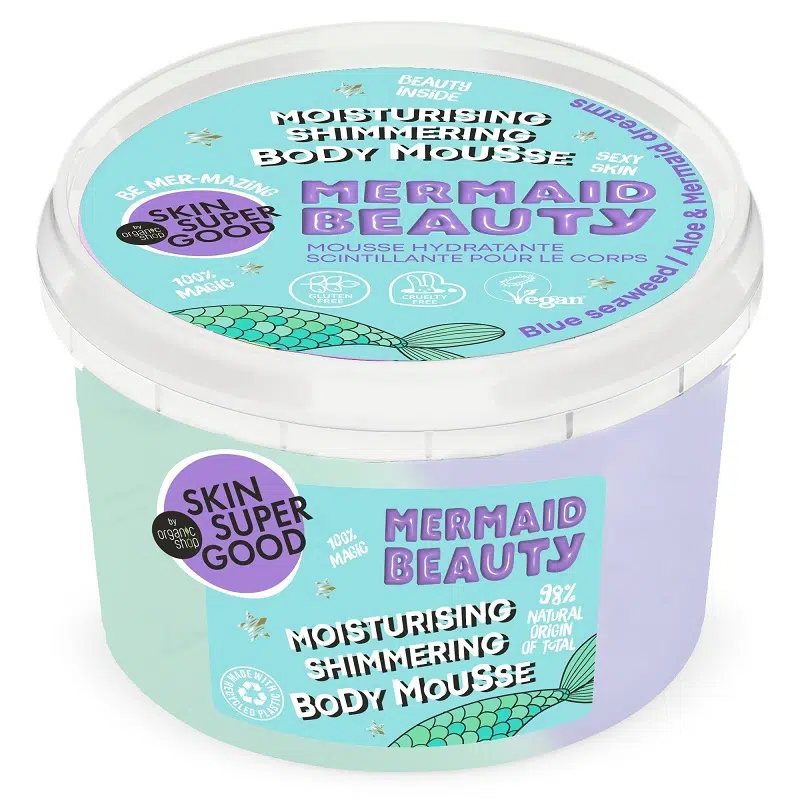 Skin Super Good Hidratáló csillogó Mermaid Beauty testápoló mousse - 250ml 1 Skin Super Good Hidratáló csillogó Mermaid Beauty testápoló mousse - 250ml