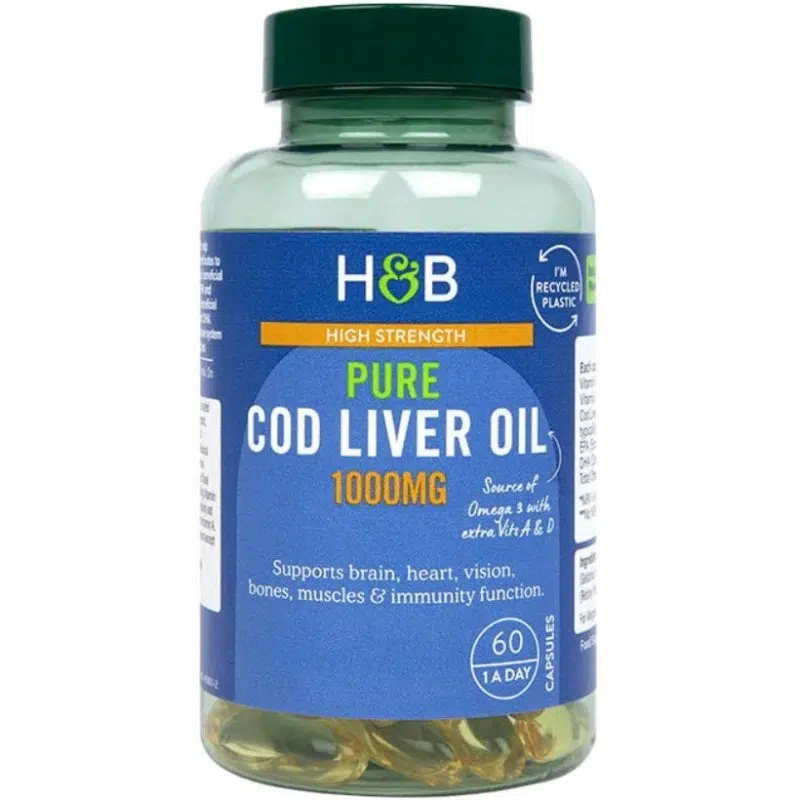 Holland & Barrett Csukamájolaj kapszula - 60db 1 H&B Csukamájolaj kapszula - 60db