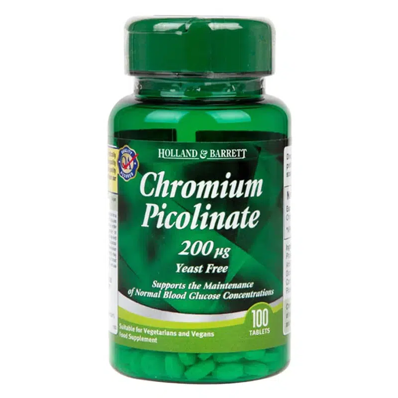Holland & Barrett Króm 200 mcg tabletta - 100db 1 H&B Króm 200 mcg tabletta - 100db