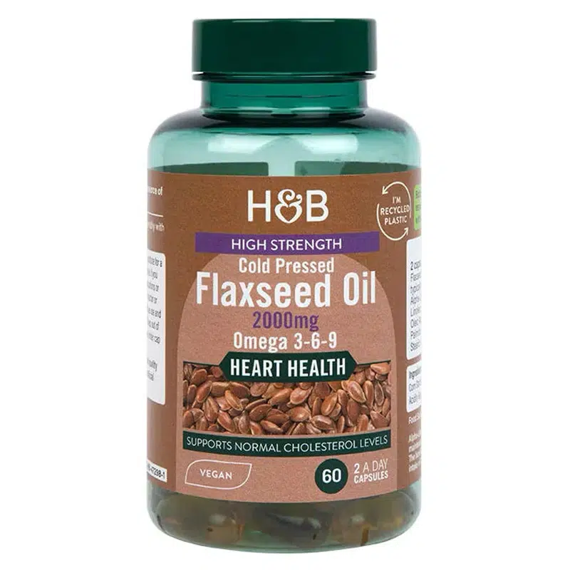 Holland & Barrett Lenmagolaj softgel 2000 mg kapszula - 60db 1 H&B Lenmagolaj softgel 2000 mg kapszula - 60db