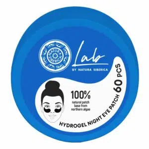Natura Siberica Lab Biome Ragyogásfokozó és hidratáló éjszakai hidrogél szemmaszk Hialuronsav + C-vitamin - 60db