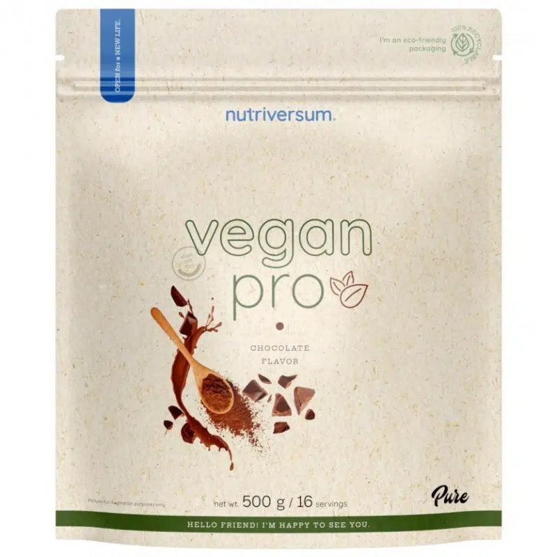 Nutriversum PURE Vegan Pro csokoládé - 500g 1 Nutriversum PURE Vegan Pro csokoládé - 500g