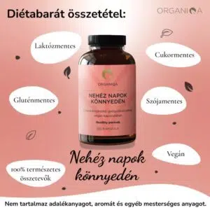 Organiqa Nehéz Napok Könnyedén kapszula - 60db 4 Organiqa Nehéz Napok Könnyedén kapszula - 60db - Image 2