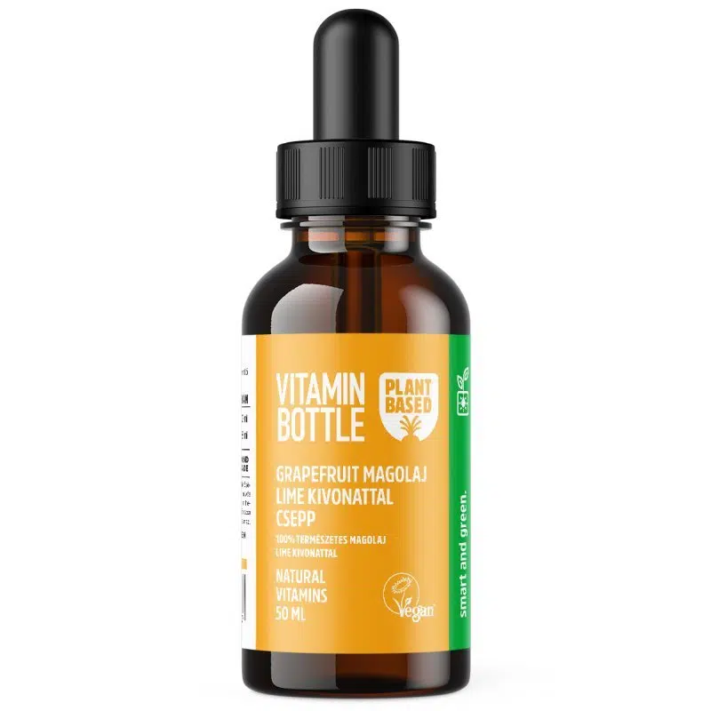 Vitamin Bottle Grapefruit magolaj + Lime kivonat csepp - 50ml 1 Vitamin Bottle Grapefruit magolaj + Lime kivonat csepp - 50ml