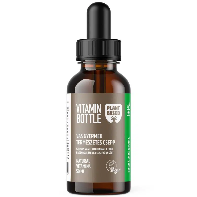 Vitamin Bottle Vas Gyermek természetes csepp - 50ml 1 Vitamin Bottle Vas Gyermek természetes csepp - 50ml