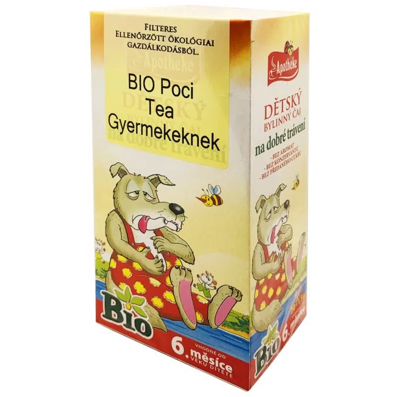 Apotheke Bio Poci Herbal tea gyermekeknek - 20 filter 1 Apotheke Bio Poci Herbal tea gyermekeknek - 20 filter
