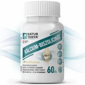 Natur Tanya Kalcium-Biszglicinát + BioPerine és D3-vitamin kapszula - 60db