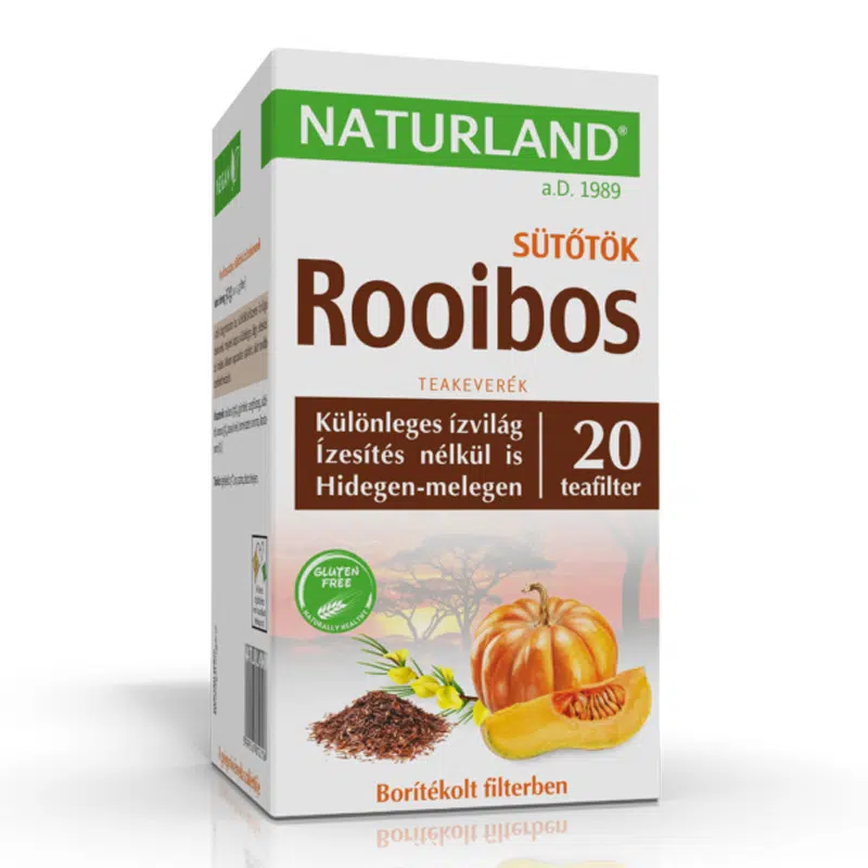 Naturland Sütőtök-Rooibos teakeverék - 20 filter 1 Naturland Sütőtök-Rooibos teakeverék - 20 filter